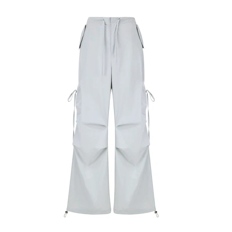 Side-Tie Cargo Pants