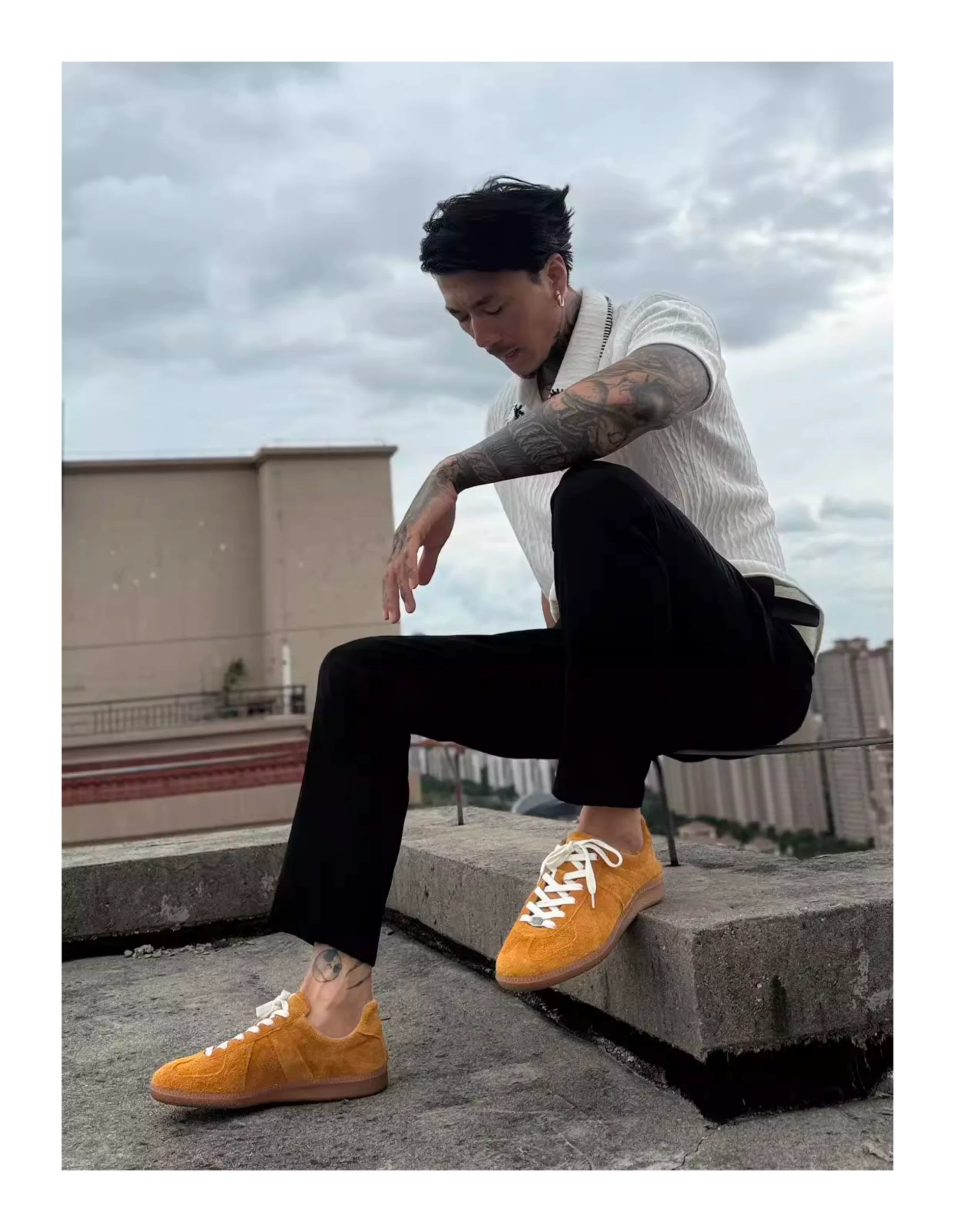 Vintage Suede Heritage Sneakers - Skipkicks