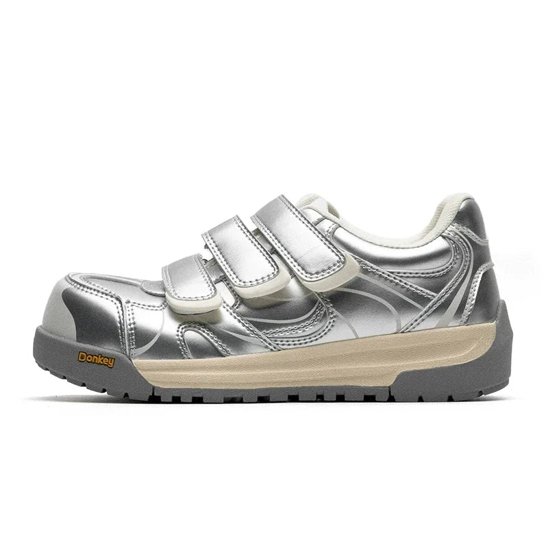 EuroPack Triple‑Strap Color Sneakers - Skipkicks