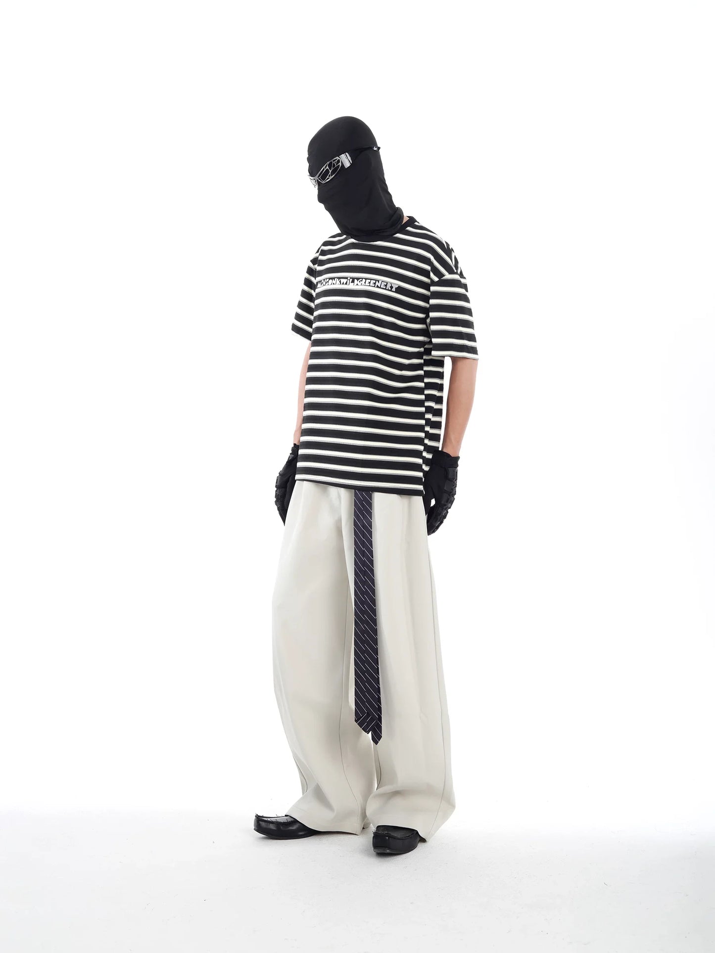 Static Signal Striped Tee
