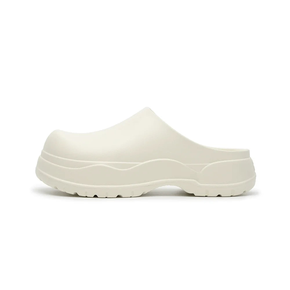 Black and White Slip-On Clogs - Skipkicks