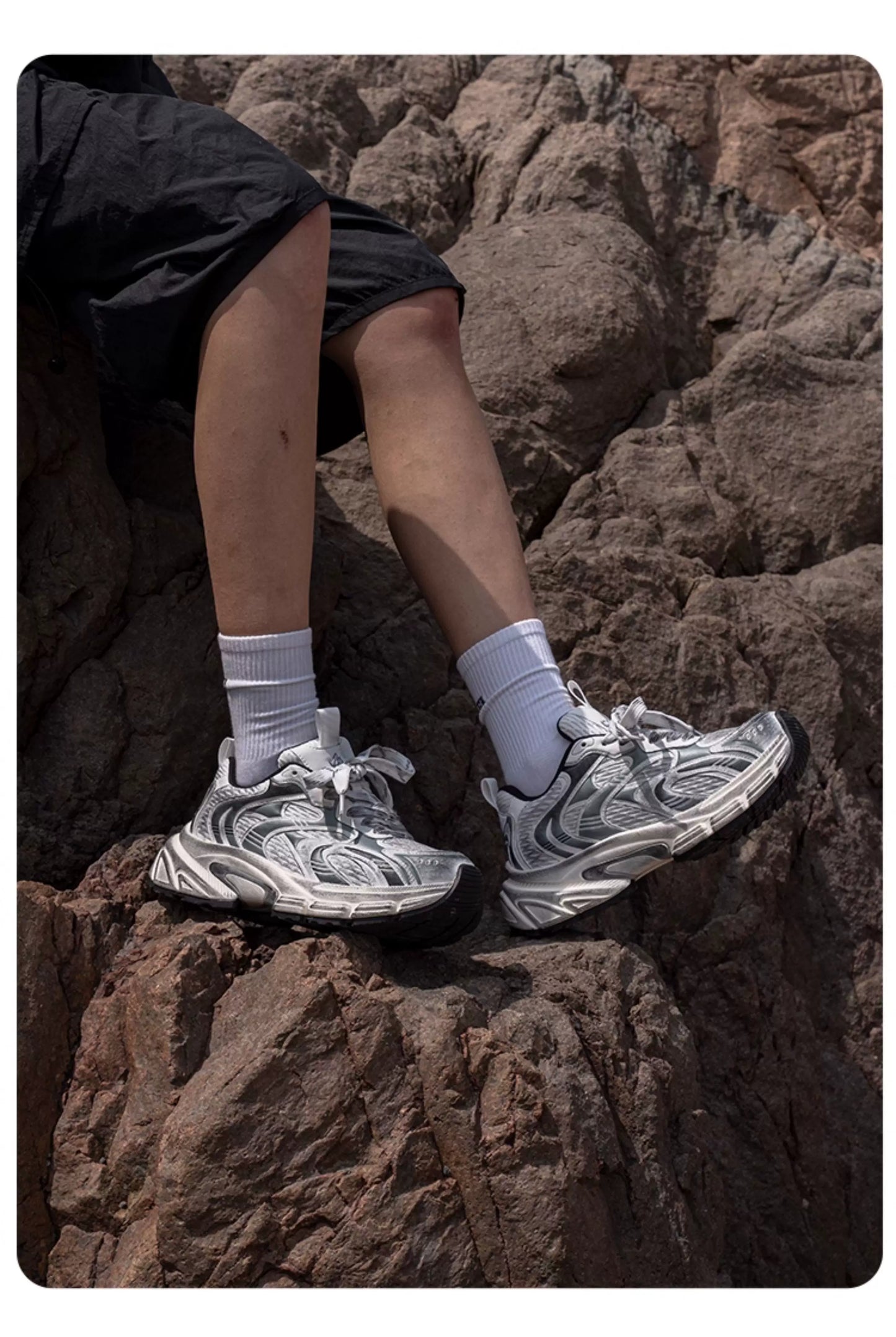 Granite Wave Silver Trail Runners - Skipkicks