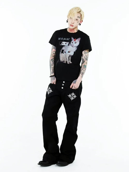 Crimson Stargaze Catvision Tee
