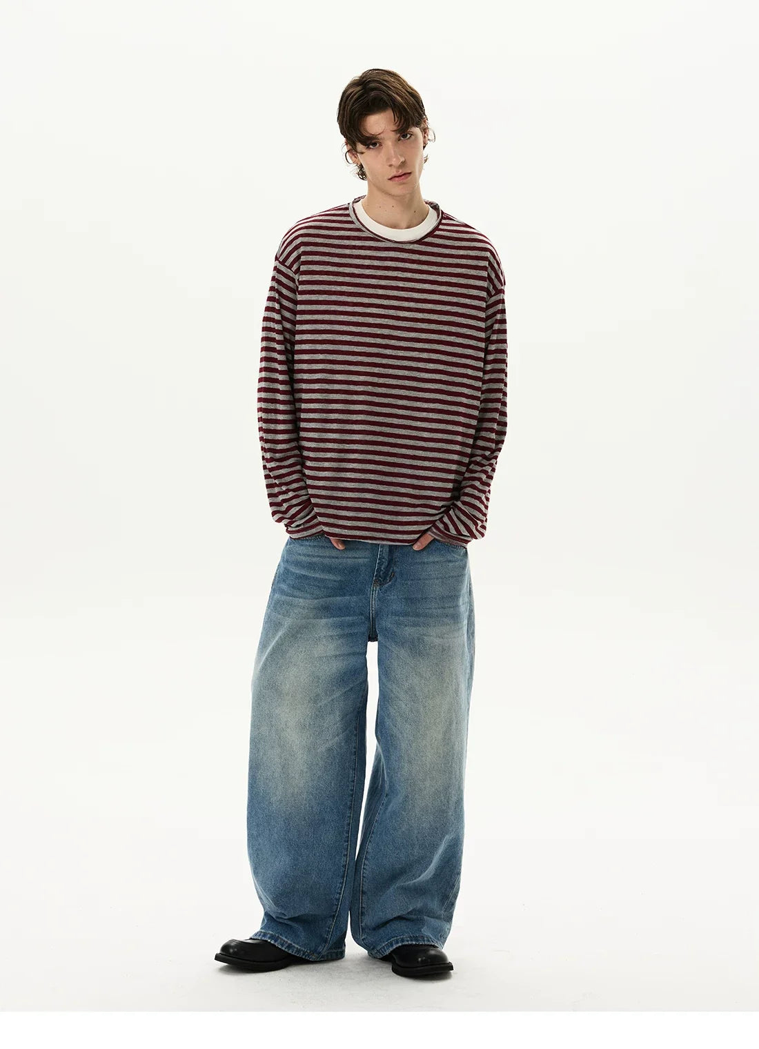 Tide Slouch Stripe Long Sleeve Tee