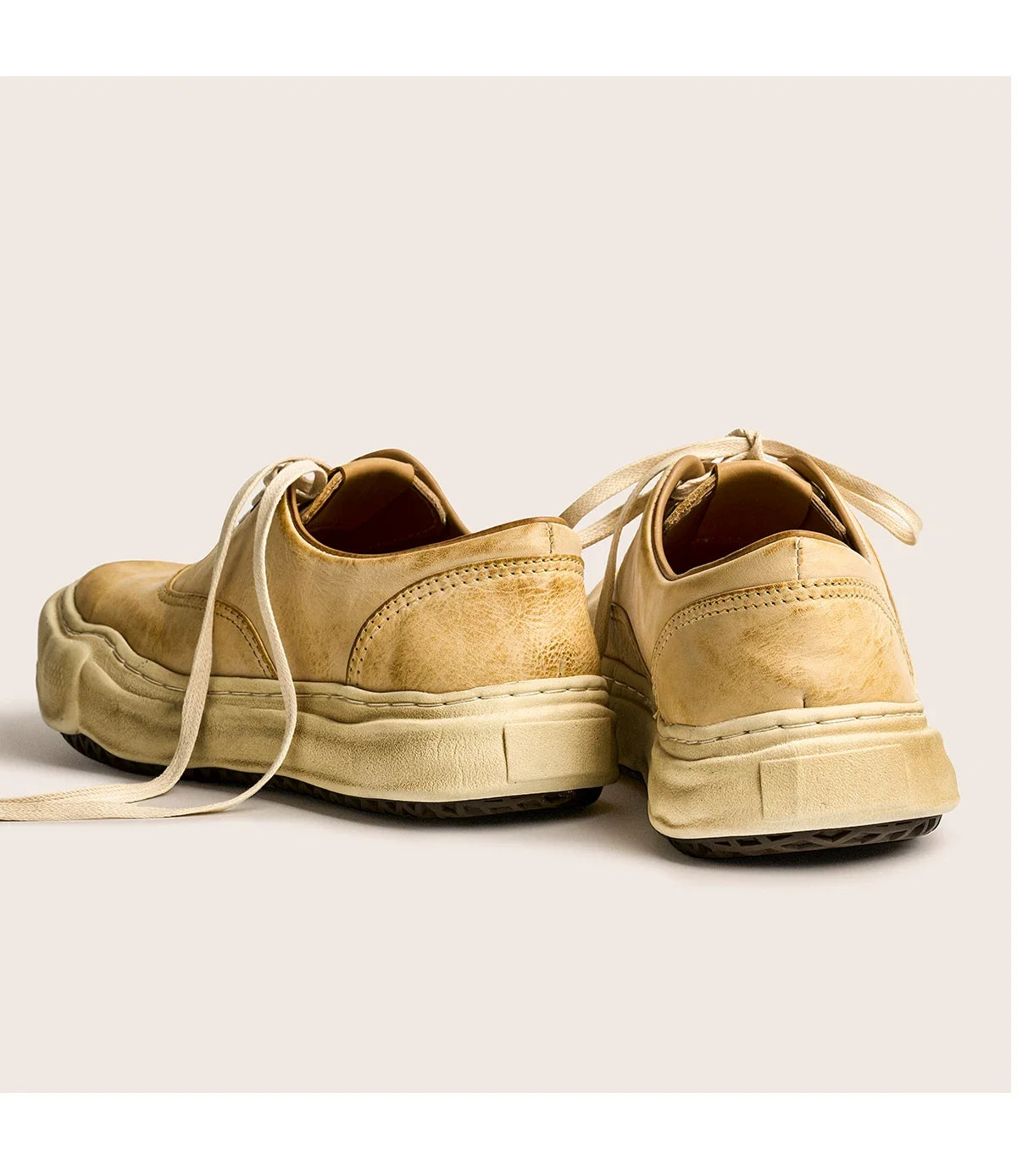 Distressed Washed Sneakers Retro Dissolved Shoes - Skipkicks
