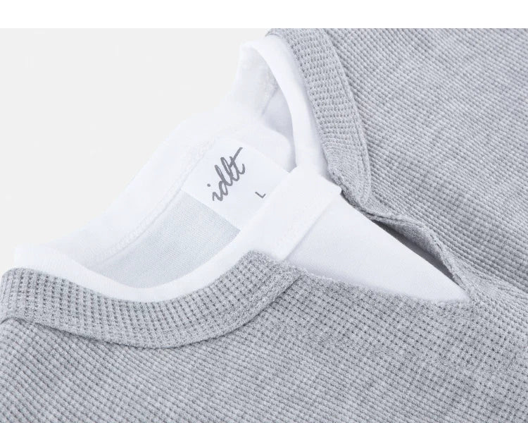 Layernotch Waffle Long Sleeve Tee