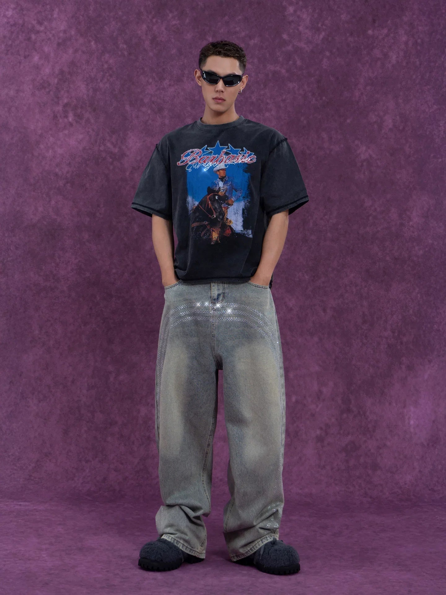 Barbaric Rodeo Vintage Wash Graphic Tee