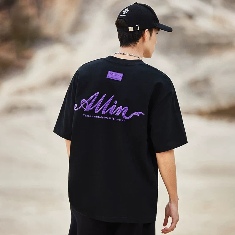 Heritage Script Graphic Oversized Tee