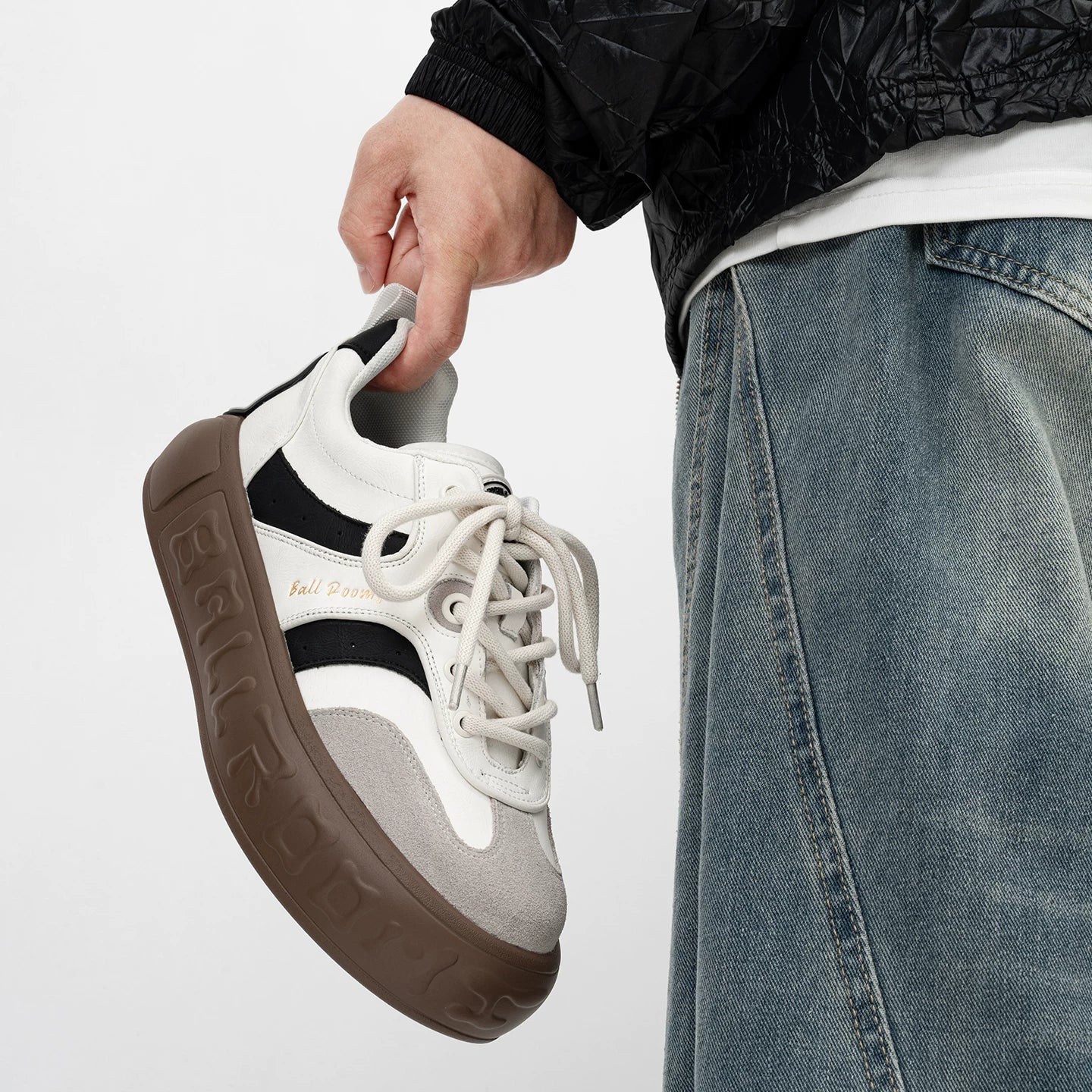 Sandstone Block Sole Sneakers