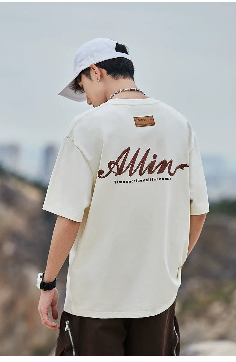 Heritage Script Graphic Oversized Tee