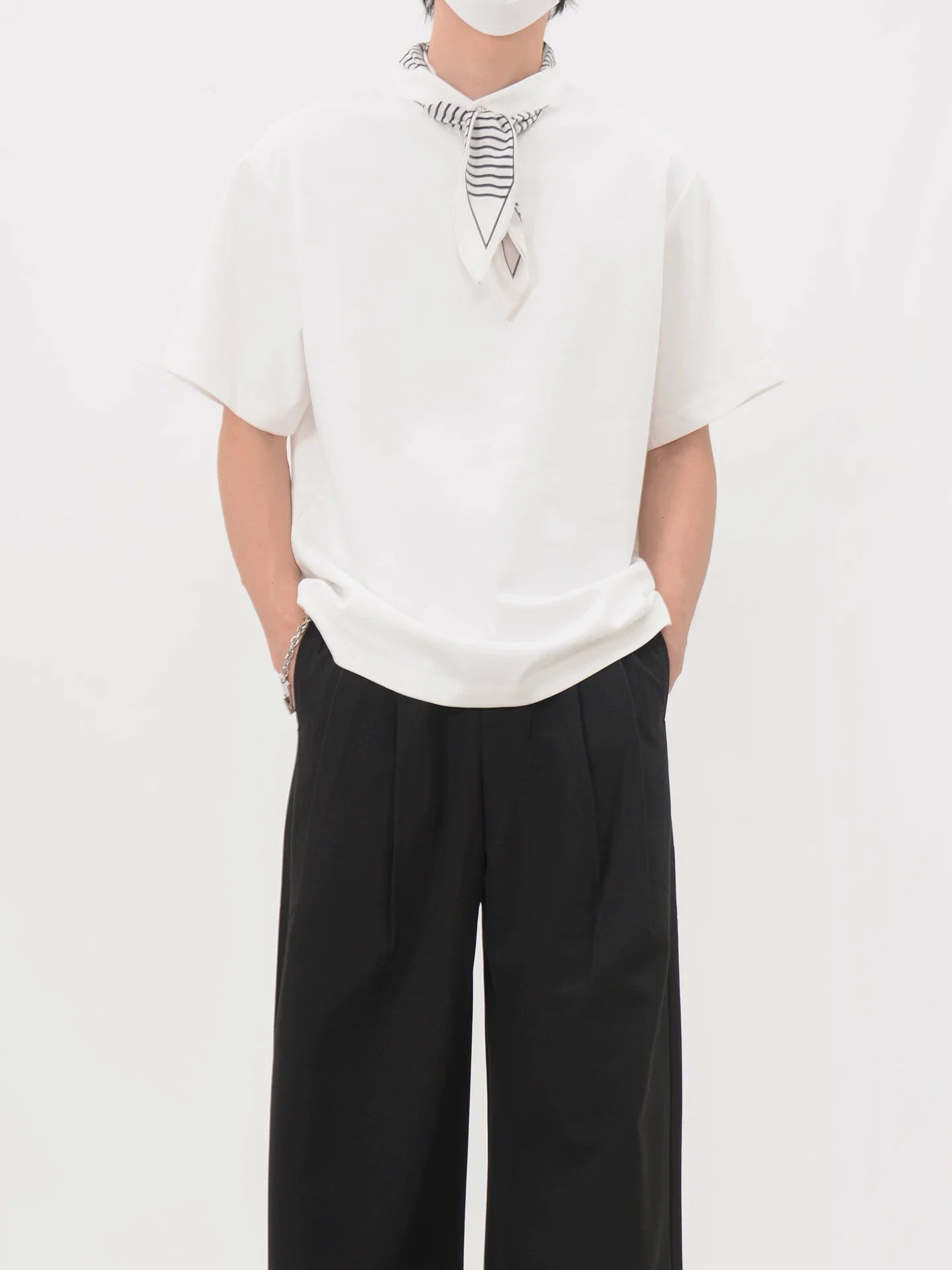 Bandana Placket Polo Tee