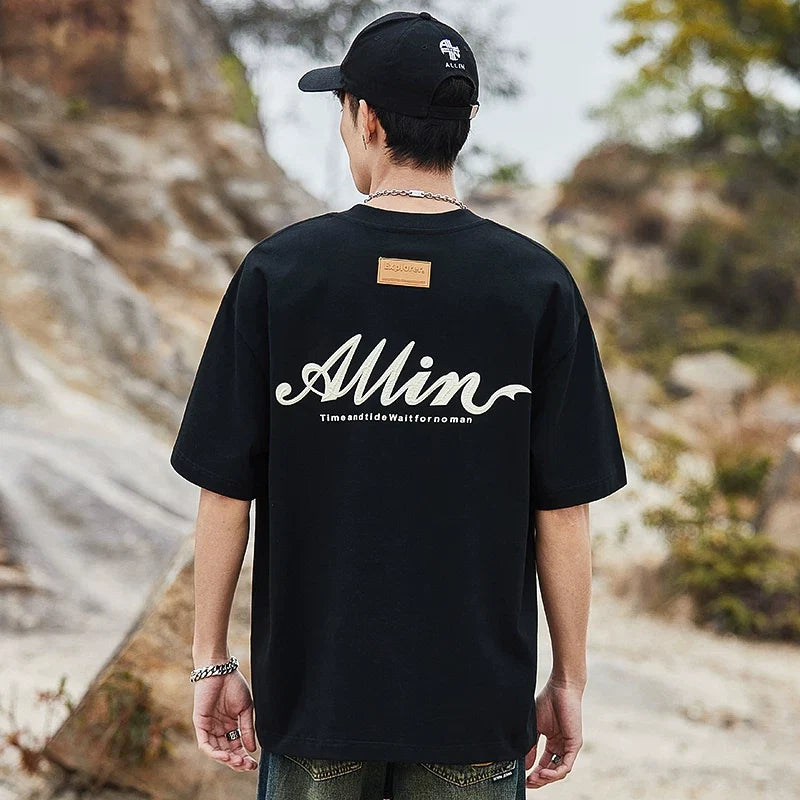 Heritage Script Graphic Oversized Tee