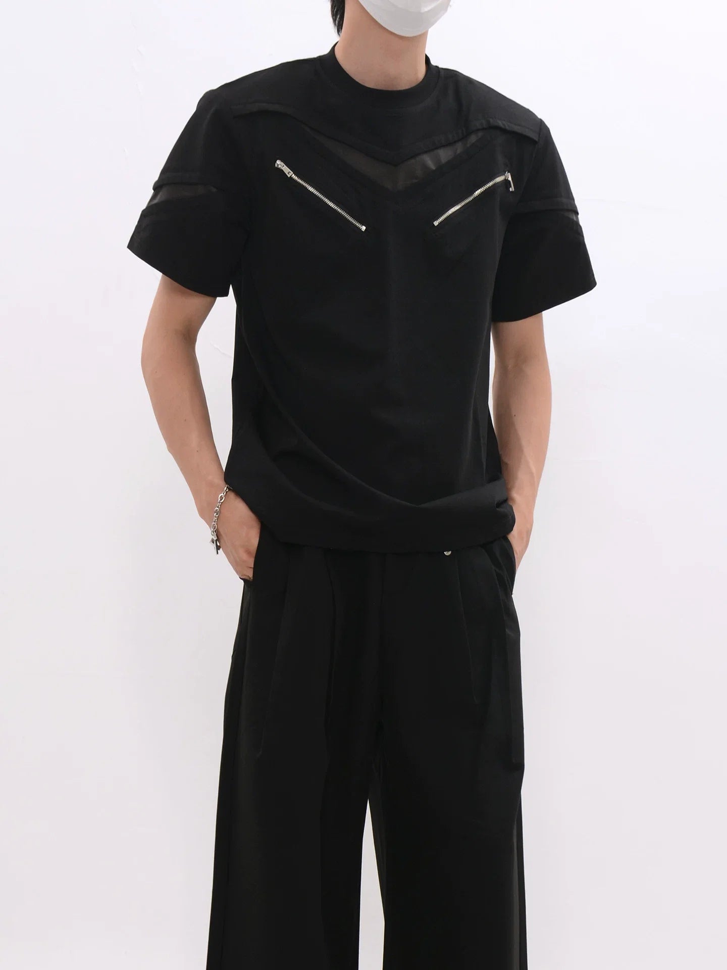 Vector Zip Panel Tee