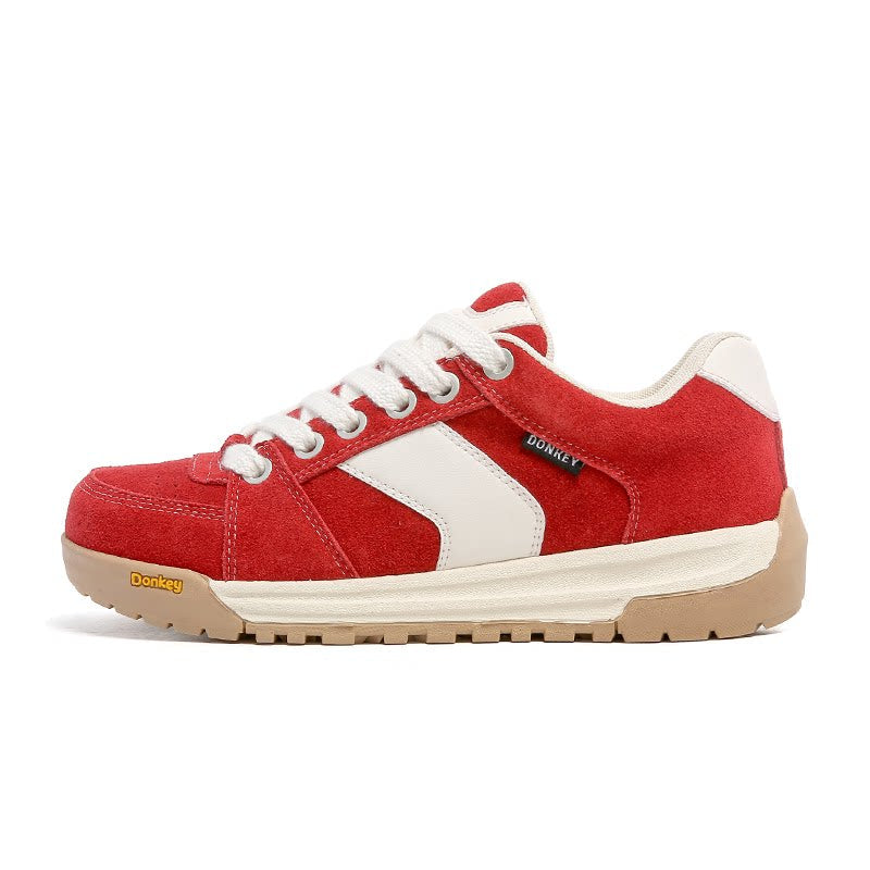 Crest Suede Court Sneakers - Skipkicks