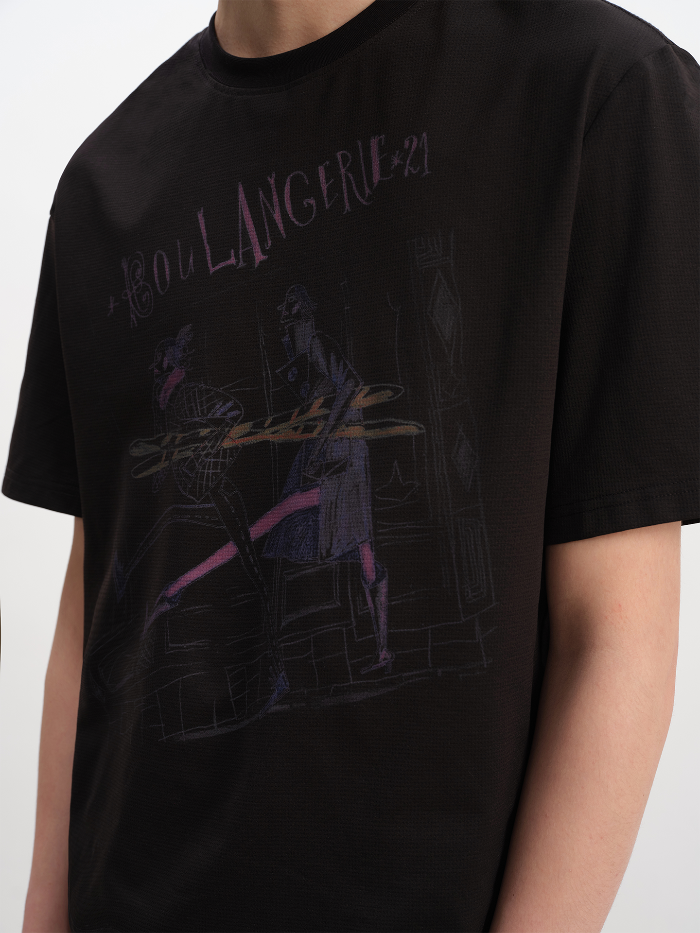 Abstract Ballet Sketch Graphic Tee
