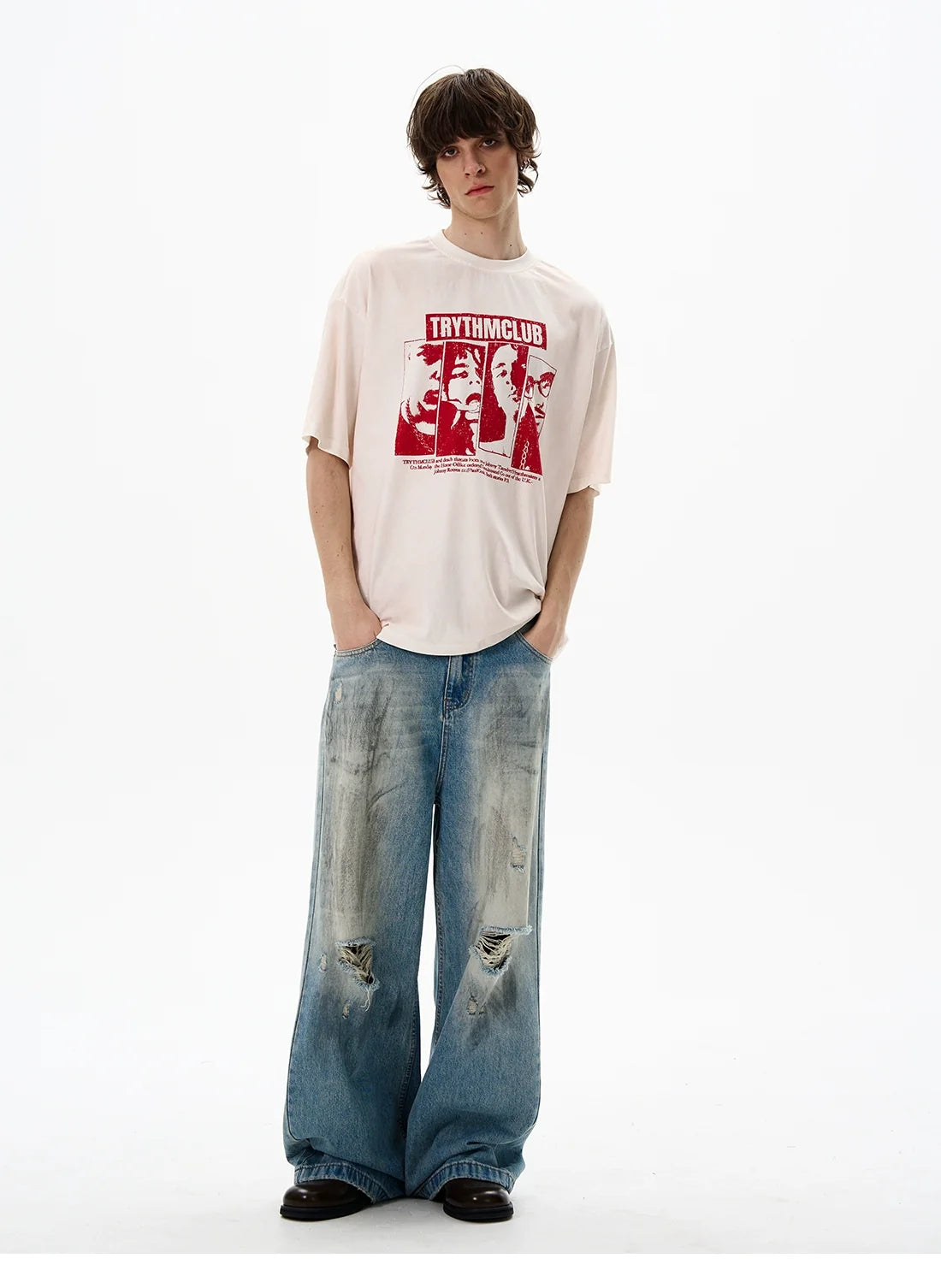 Graphic Statement Band T-Shirt