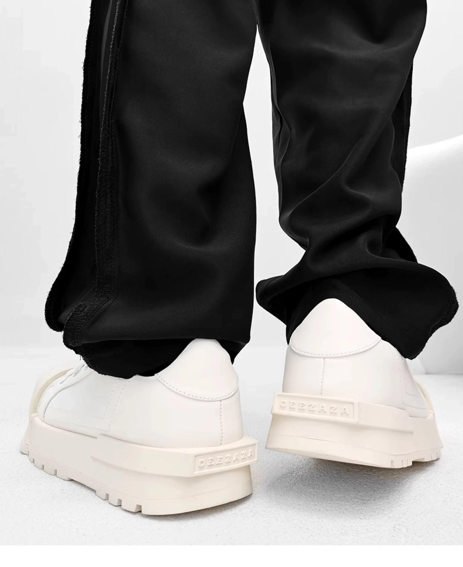 Chunky Platform Sneakers with Lace Charms - Skipkicks