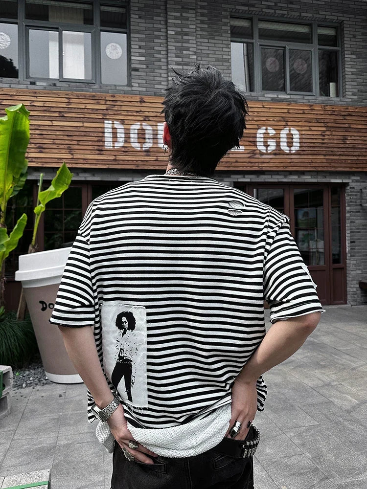 Razor Hymn Striped Relic Tee