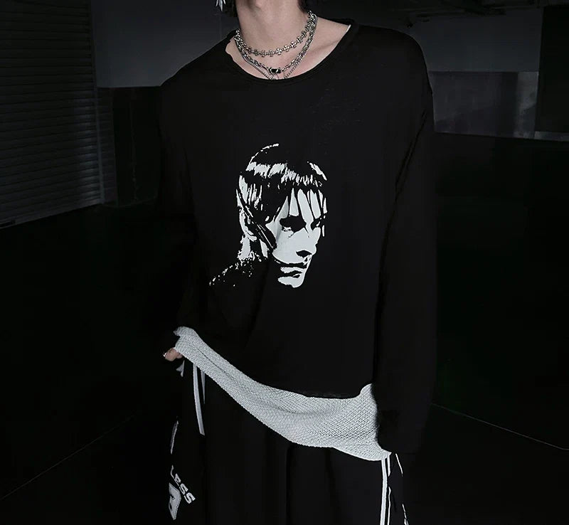 Vivid Void Portrait Longsleeve Tee