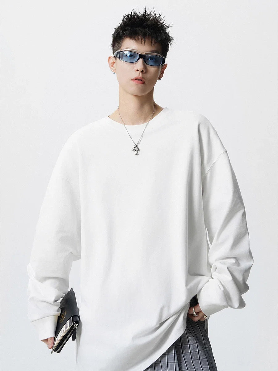 Cloudline Oversized Long-Sleeve Tee