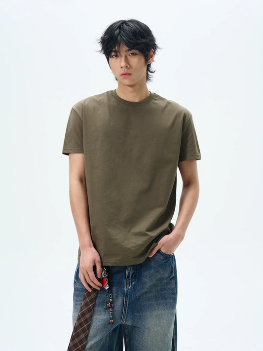 Classic Minimalist Crew Neck T-Shirt