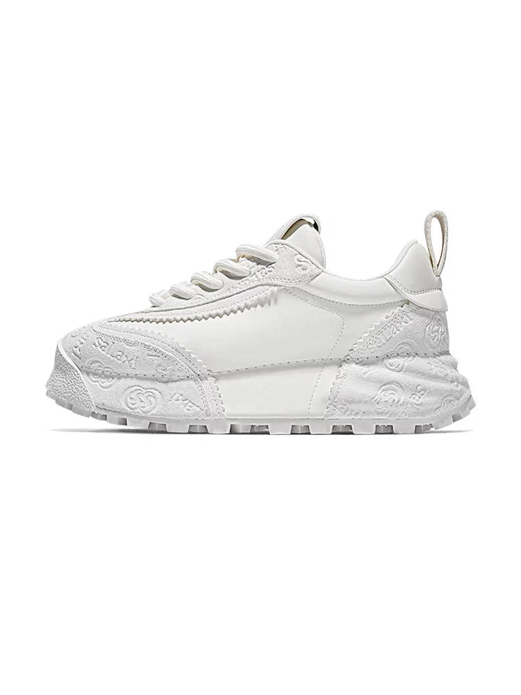 LuxeTrail Embossed Sneakers - Skipkicks