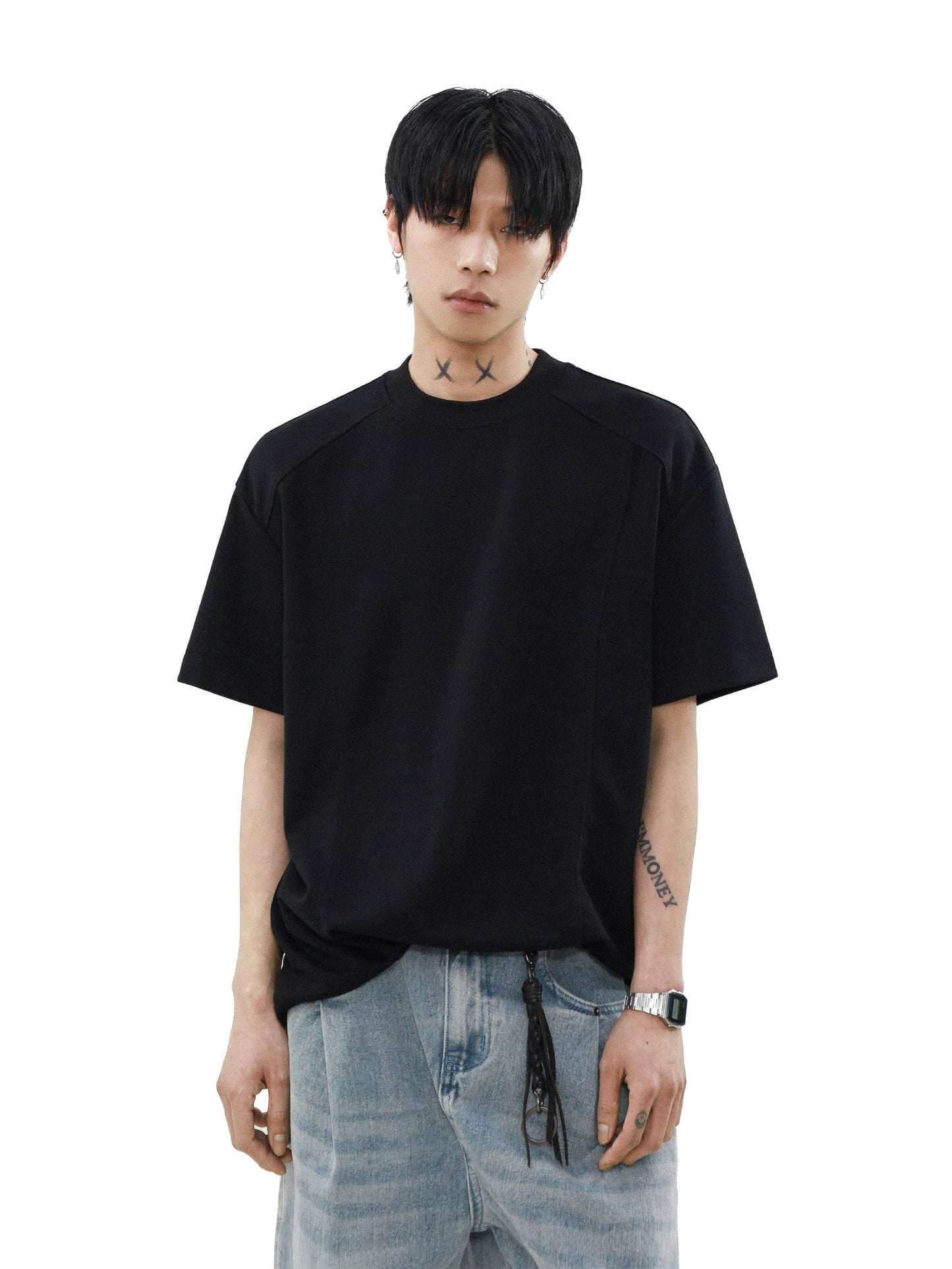 Silverline Seam Detail Relaxed Tee
