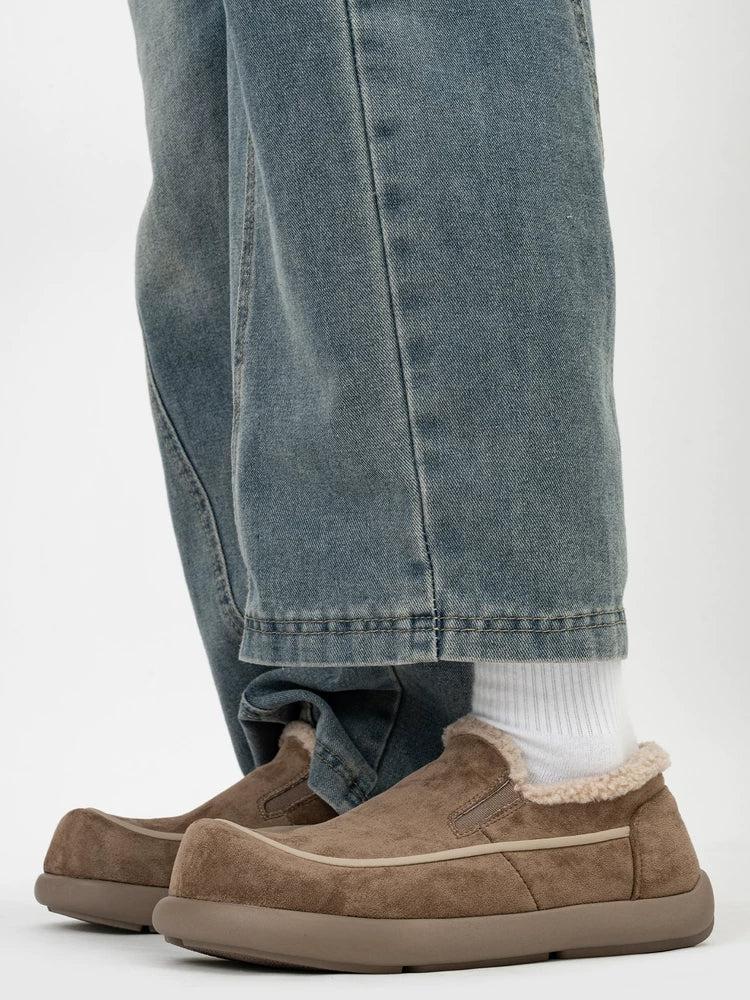 Cocoa Hearth Shearling Clogs