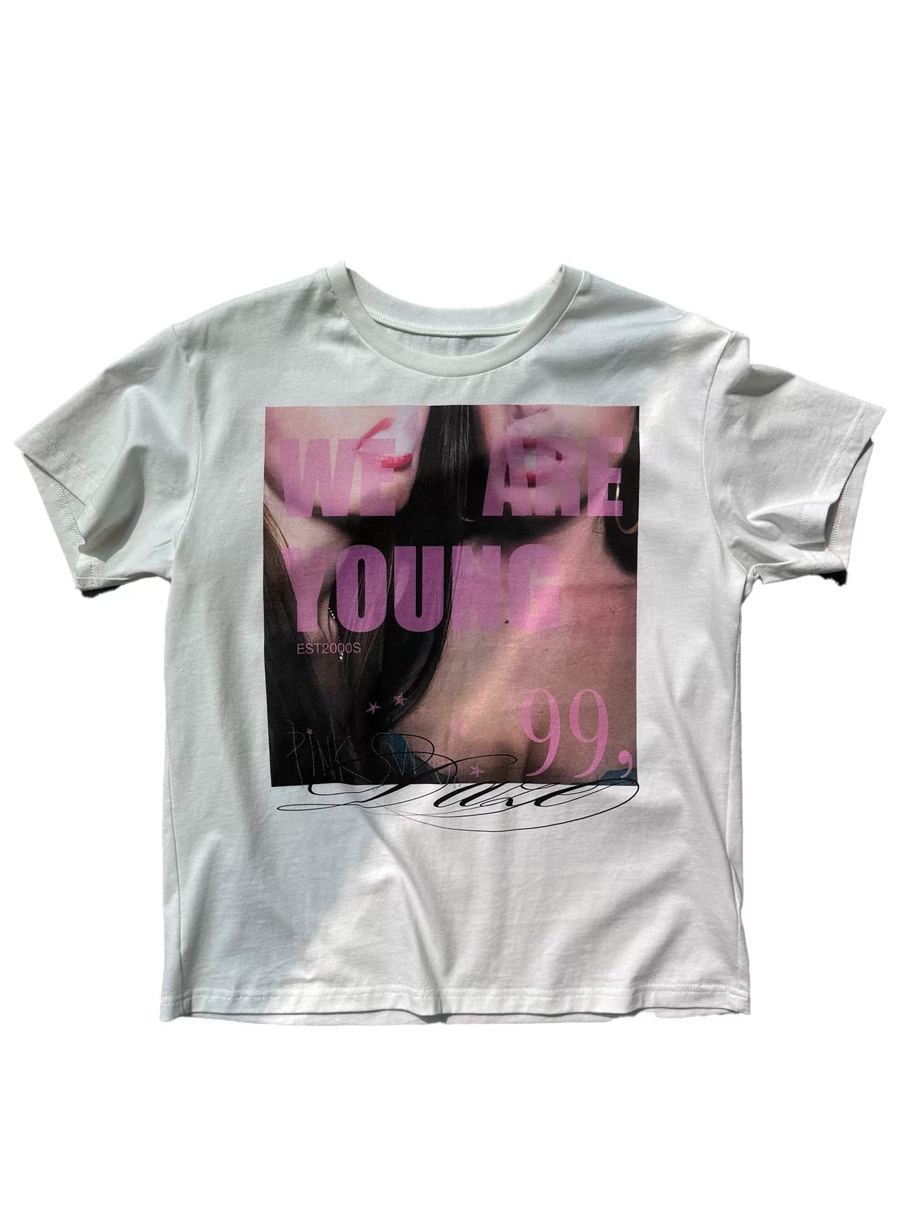 We Are Young Pink Graphic Tee