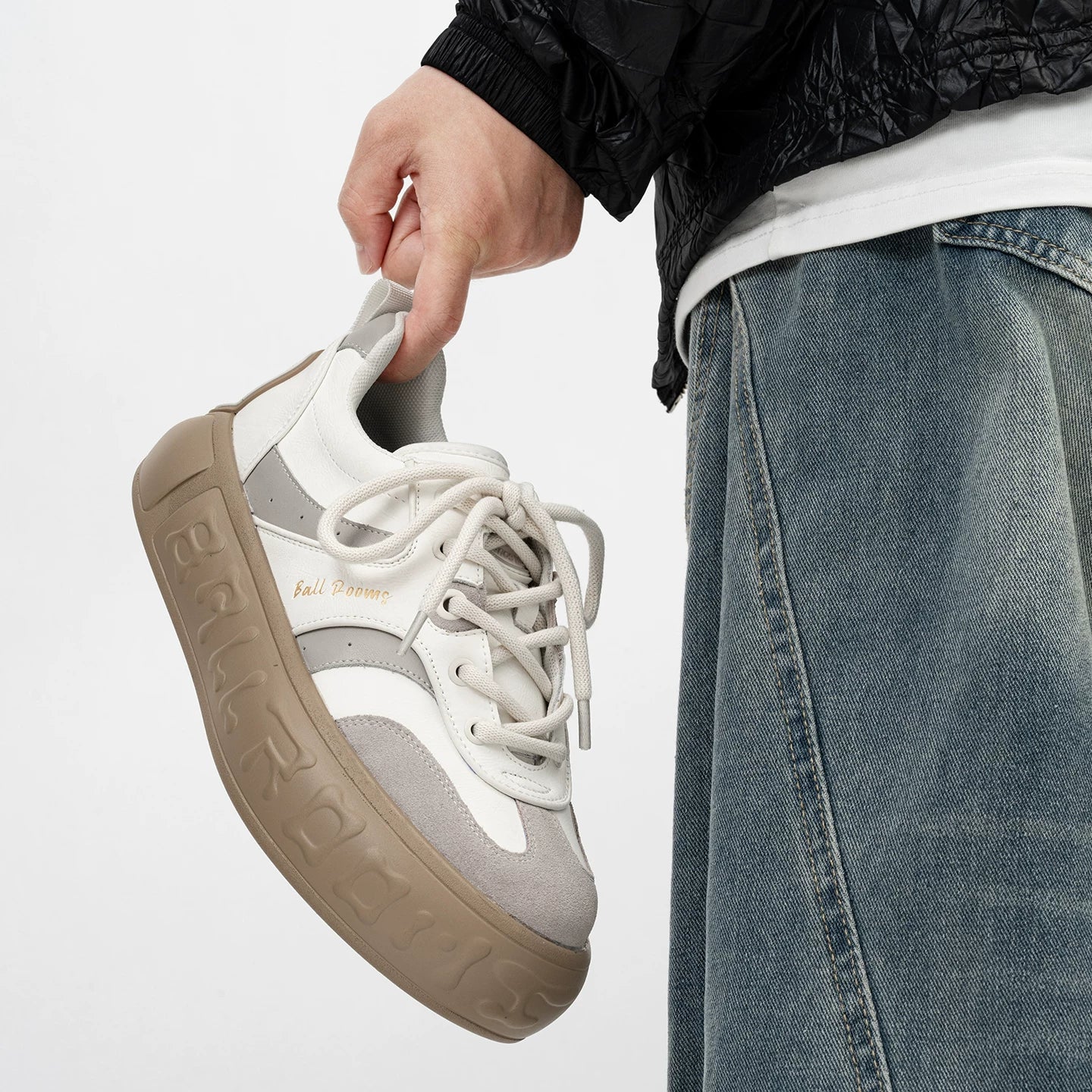 Sandstone Block Sole Sneakers