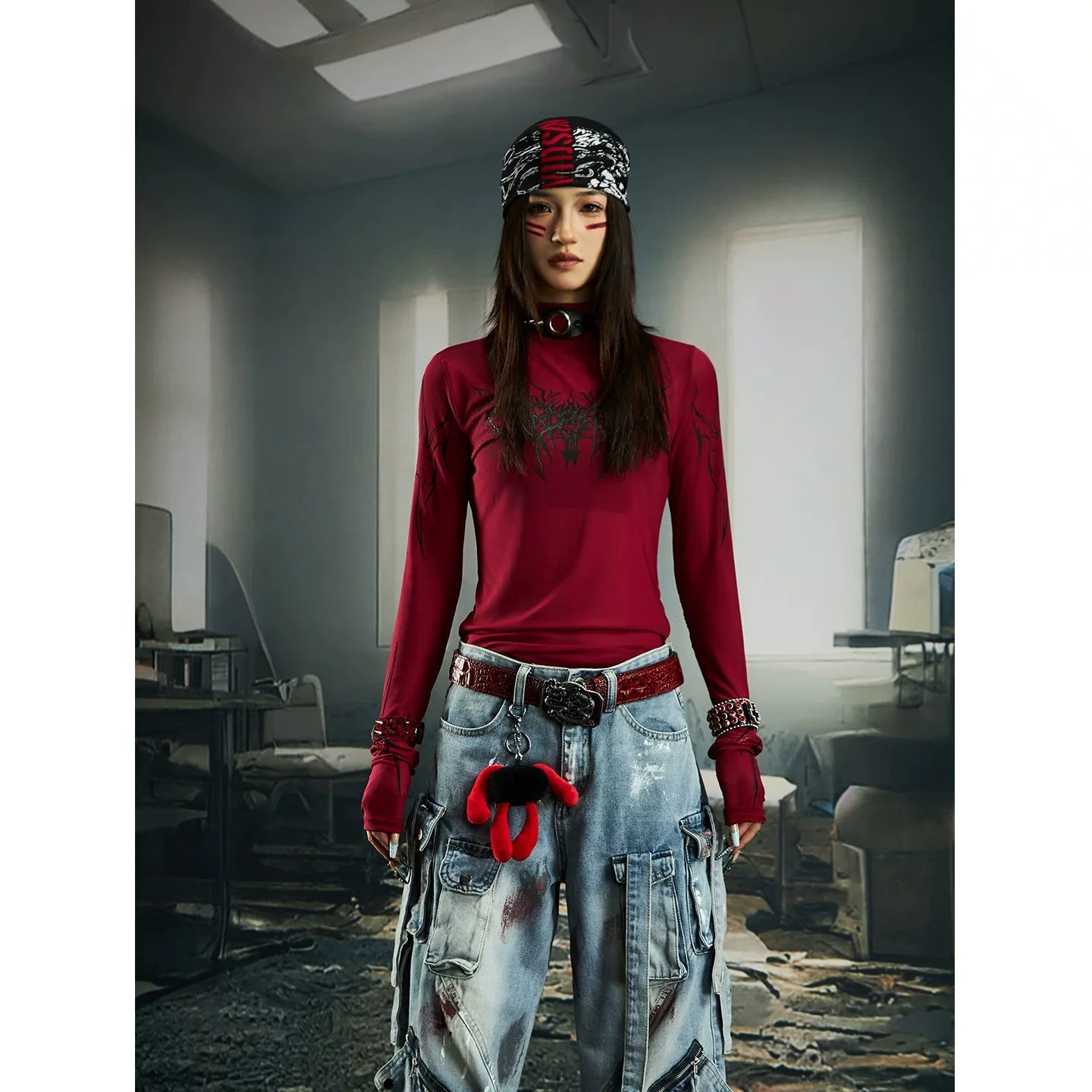 Riot Warpaint Mesh Tops