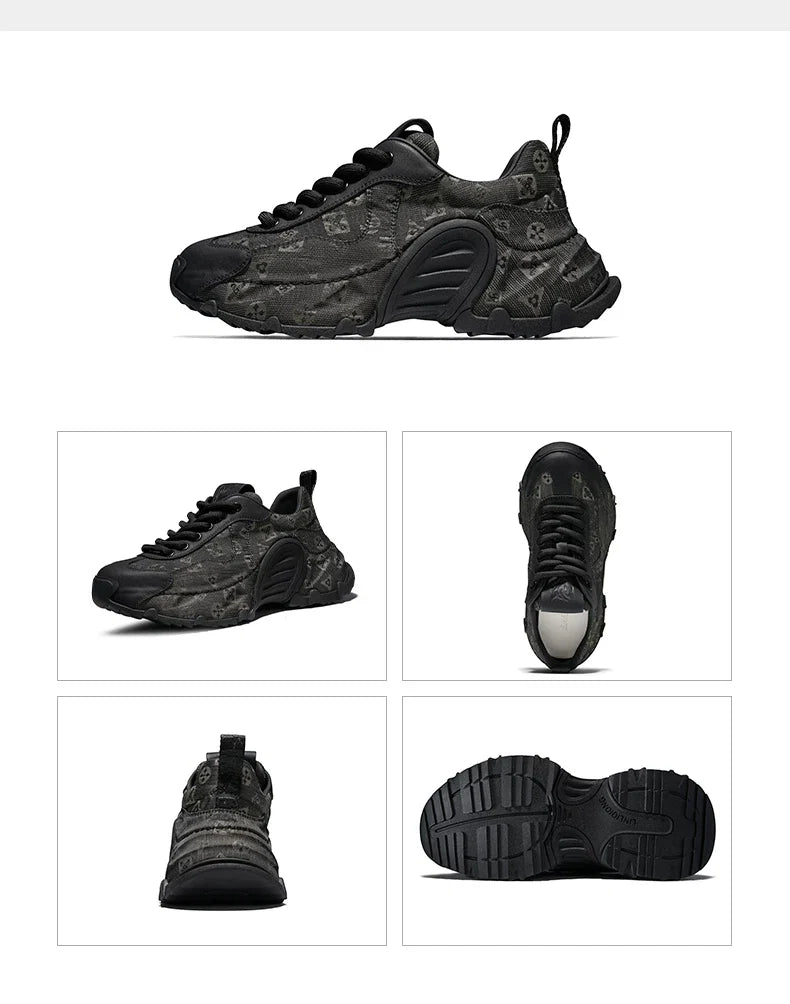 Monogram Drift Chunky Sneakers - Skipkicks