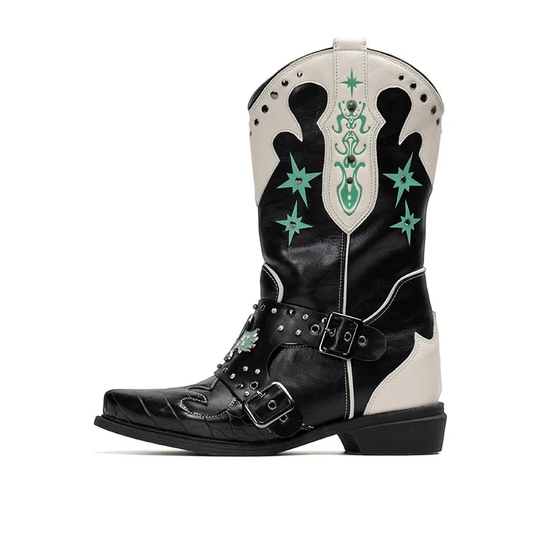 Cosmic Rodeo Star Harness Boots - Skipkicks