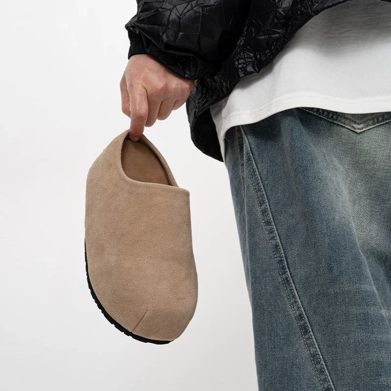 Box Toe Loft Suede Clogs
