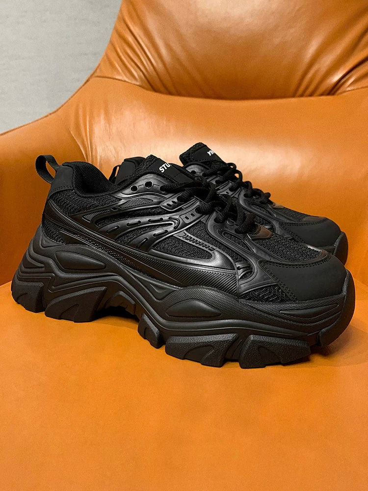 Obsidian Surge Hyper-Stack Sneakers - Skipkicks