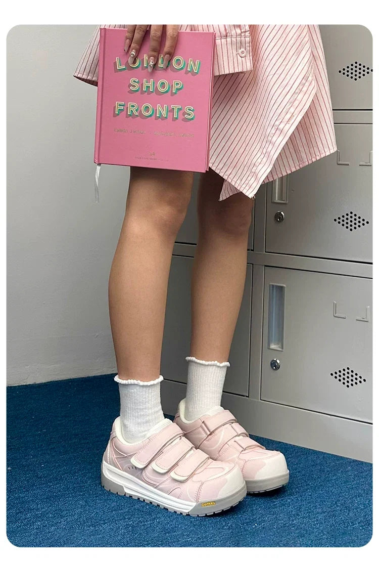 EuroPack Triple‑Strap Color Sneakers - Skipkicks