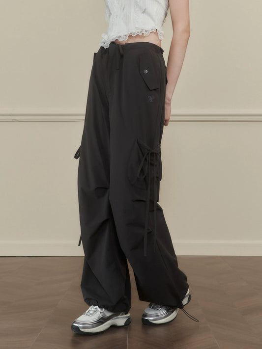 Side-Tie Cargo Pants