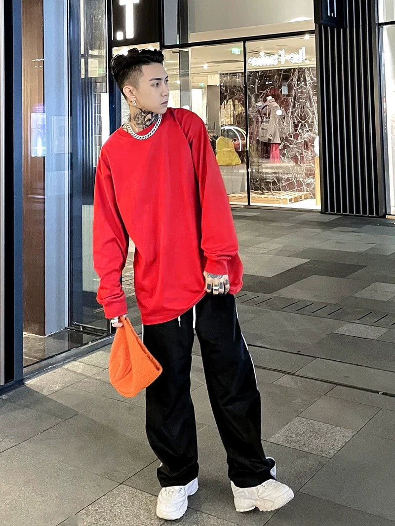 Essential Oversized Long‑Sleeve Tee