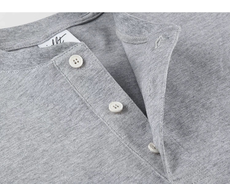 Core Crest Short-Sleeve Henley Tee