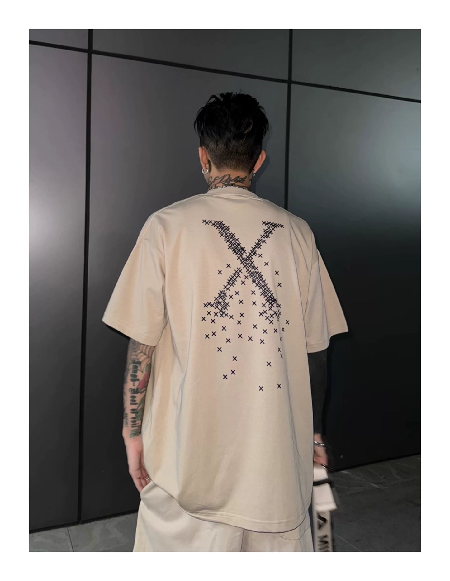 Crossfade Pixel‑X Graphic Tee