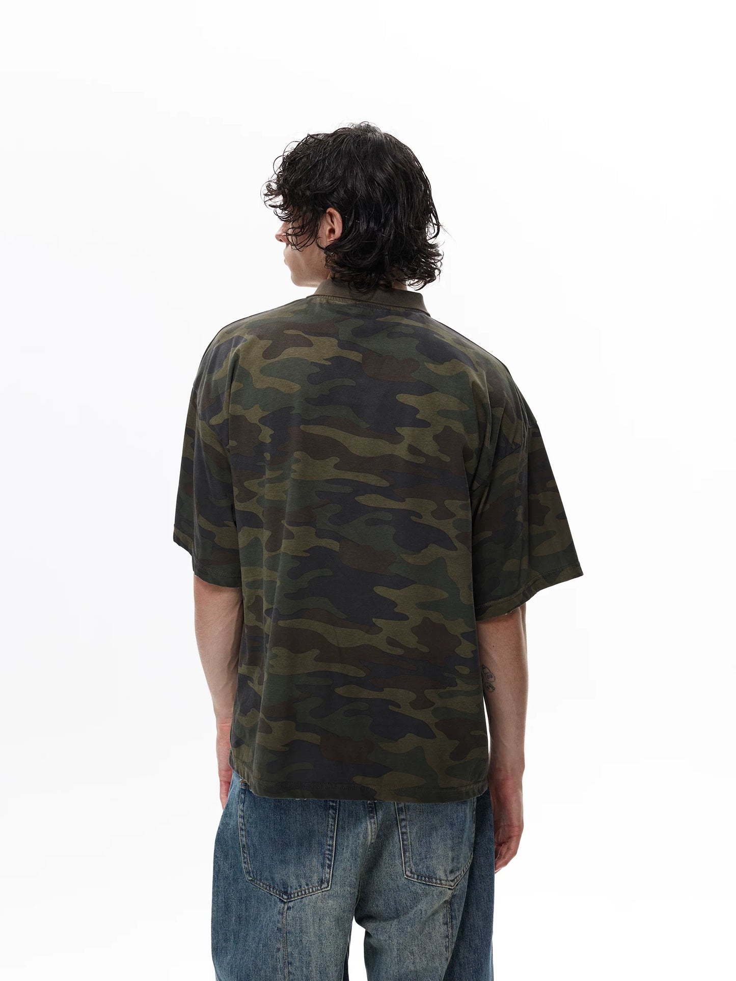 Everything Camo Polo Tee
