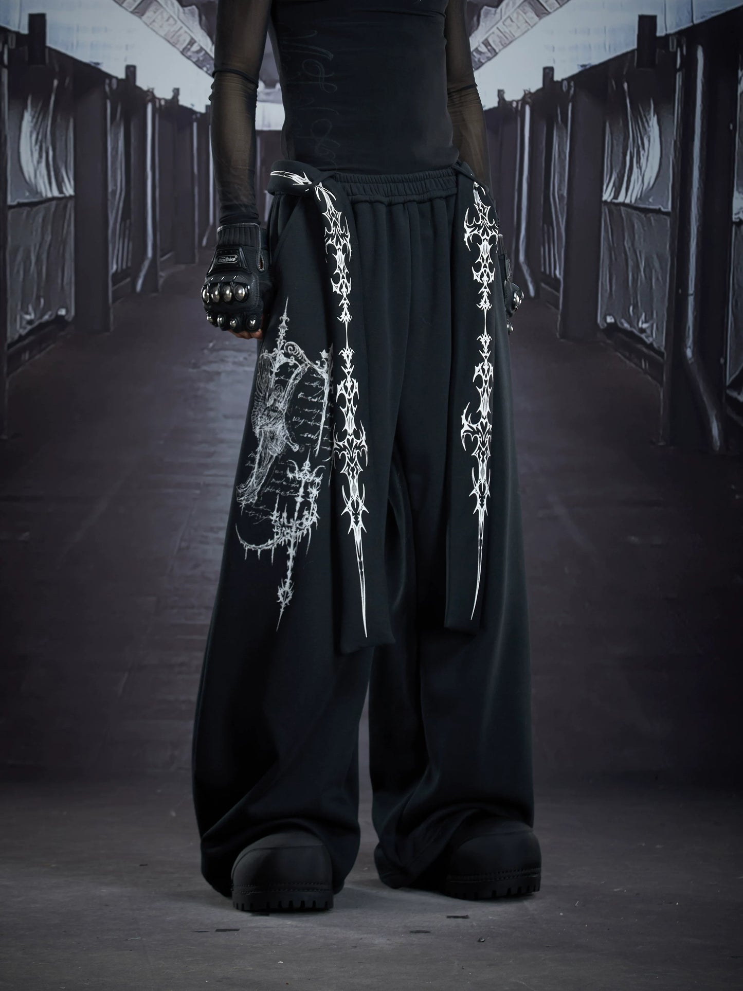 Nocturne Sigil Drape Cargo Pants
