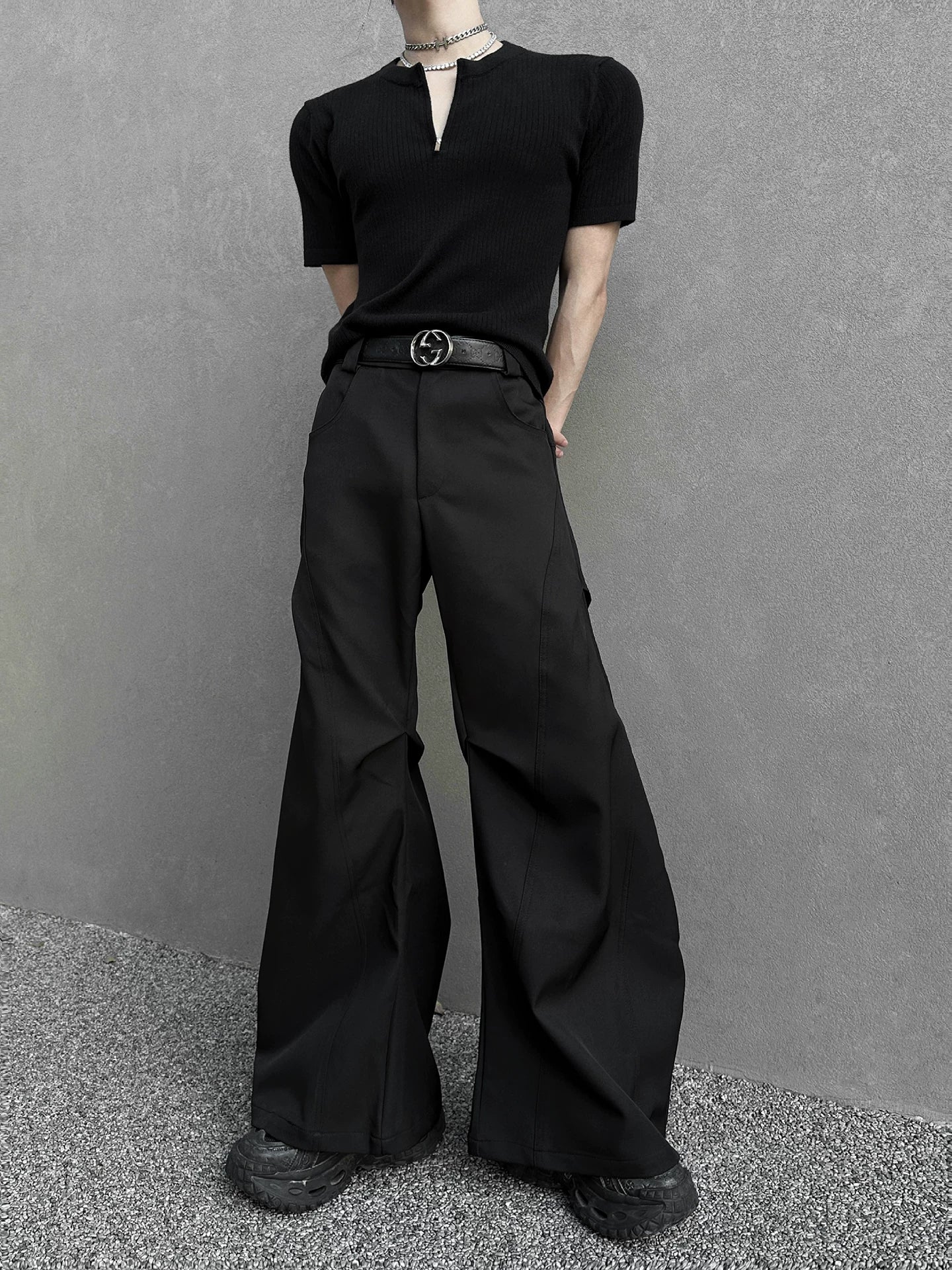 Obsidian Flare Hyperwide Cargo Pants