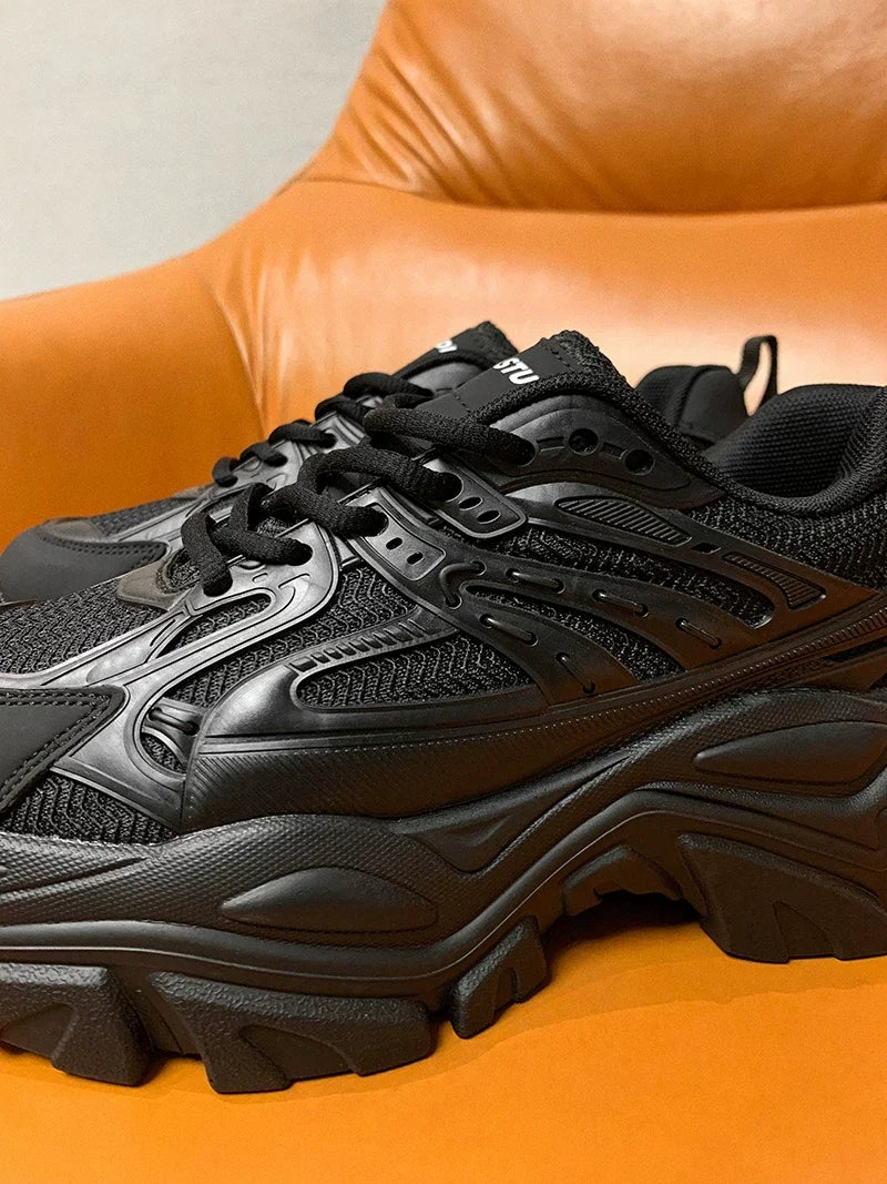 Obsidian Surge Hyper-Stack Sneakers - Skipkicks