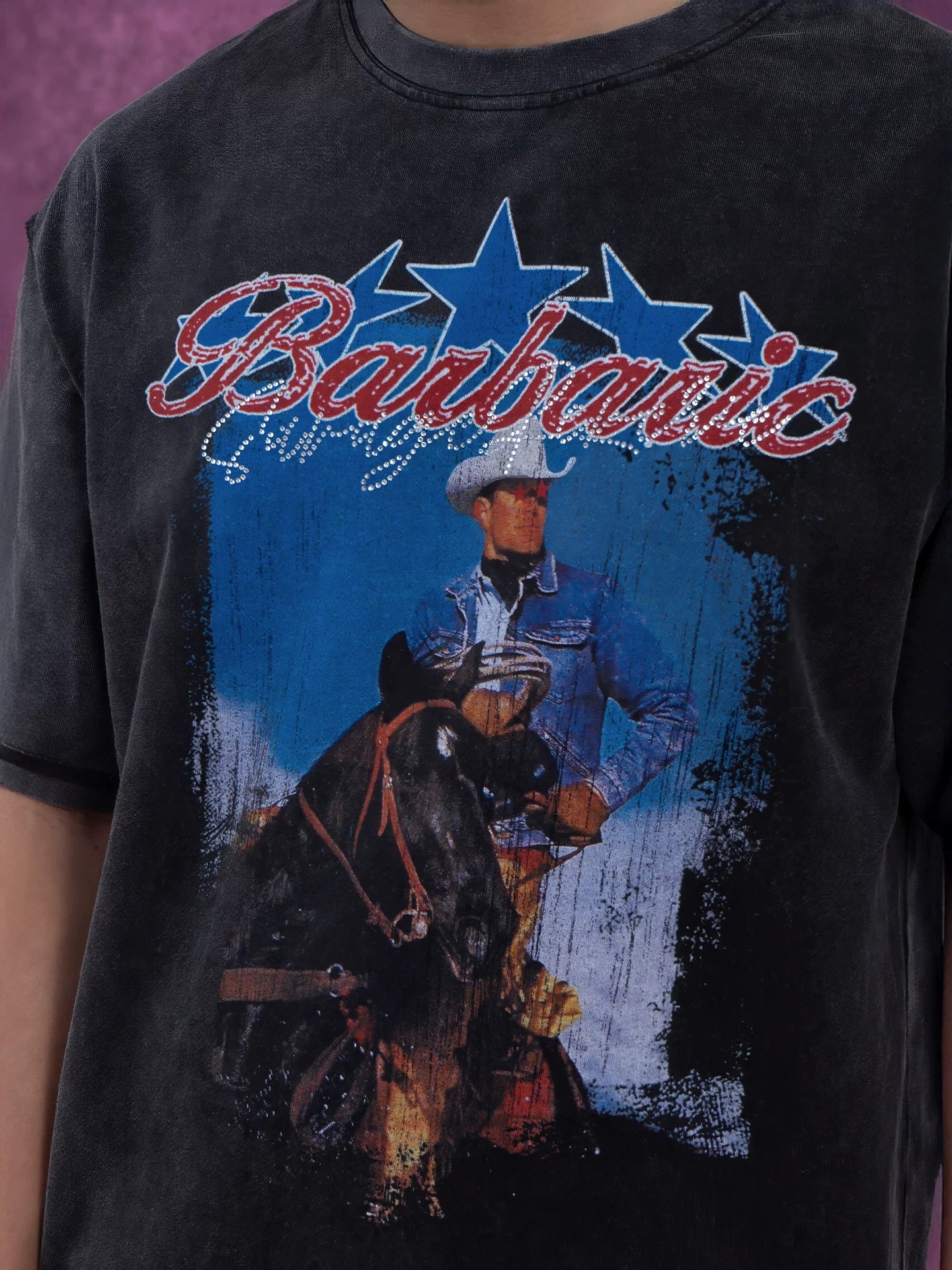 Barbaric Rodeo Vintage Wash Graphic Tee