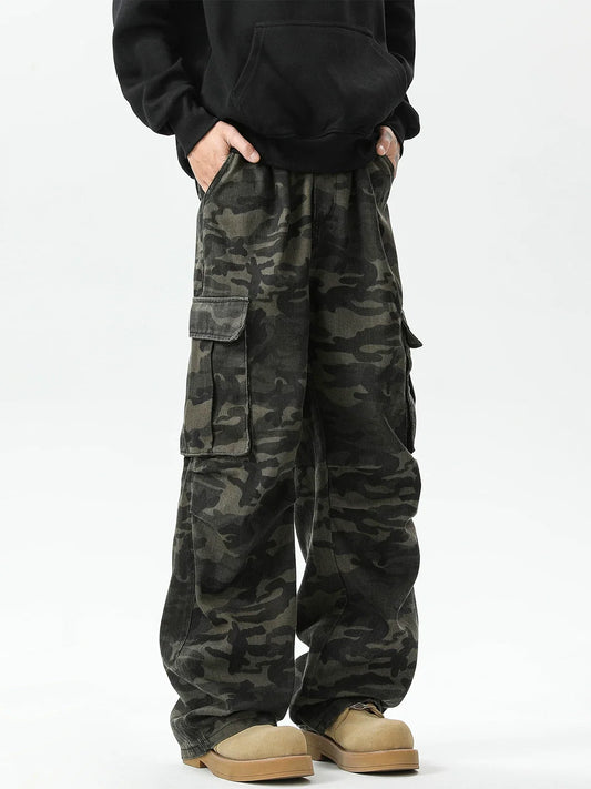Unisex Shadow Patrol Wide-Leg Cargo Pants