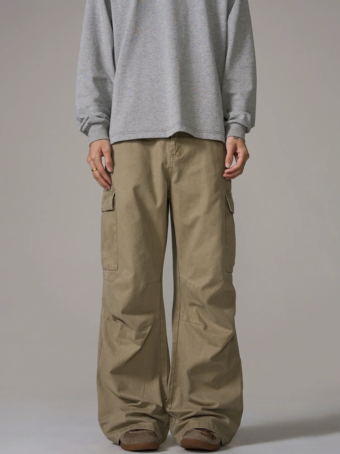 Dust Trail Wide Cargo Pants - Effortless Style Meets Comfort