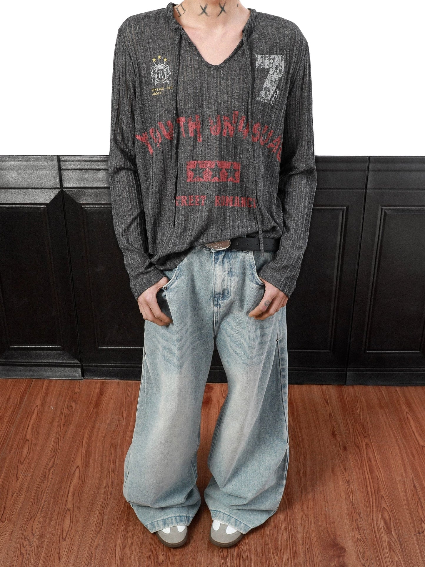 Grunge Street Runner Knit Top