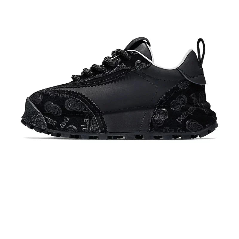 LuxeTrail Embossed Sneakers - Skipkicks