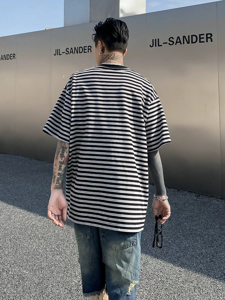 Starlite Graffiti Stripe Oversized Tee